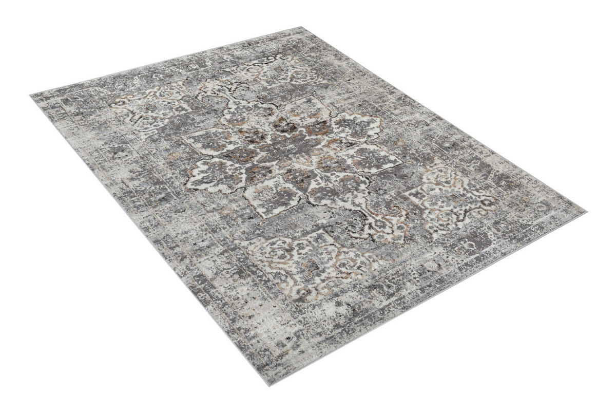 TEPPICH VALLEY Hellgrau 160/220 cm - Hellgrau, Textil (160/220cm) - Tapiso