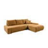ECKSOFA mit Bettkasten Tragel L, Brown - Braun, Textil (185/265cm) - Meblito