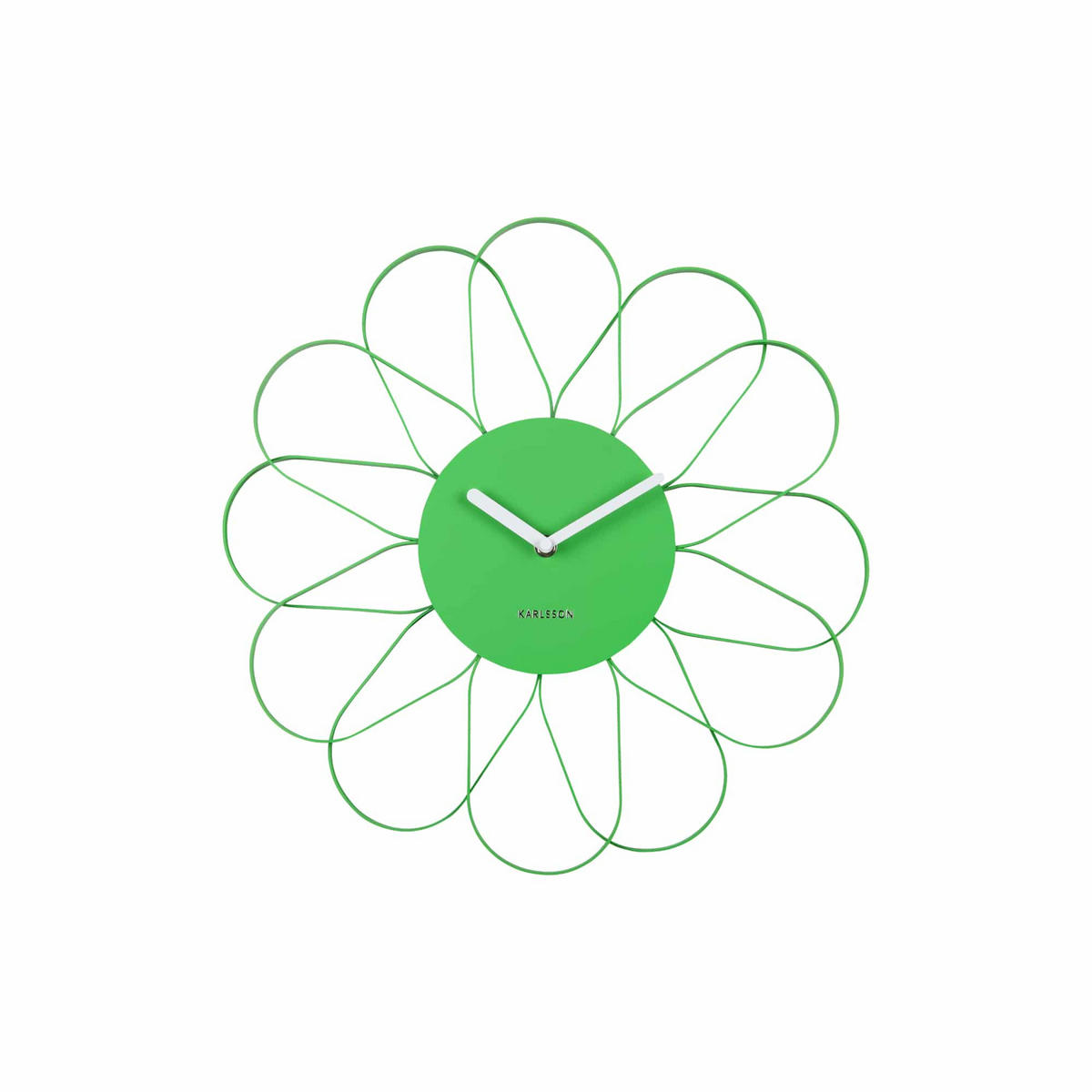 WANDUHR Arkis Ø40 cm - Grün, Metall (40/40/2.5cm) - Karlsson