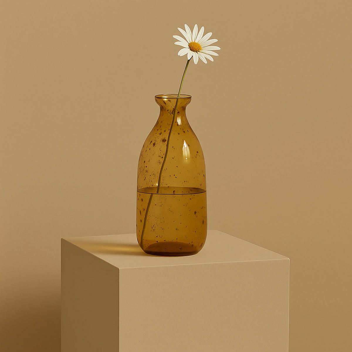 GLASFLASCHE 10/10/23 cm - Orange, Glas (10/23cm) - Home Styling Collection