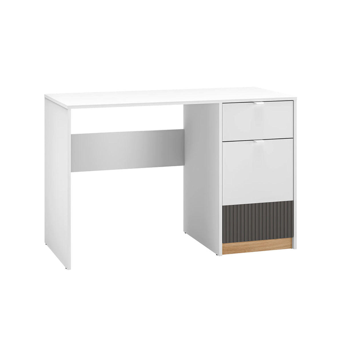 SCHREIBTISCH Ronan Weiß - Weiß, Holzwerkstoff (55/120/79cm) - Petits-meubles