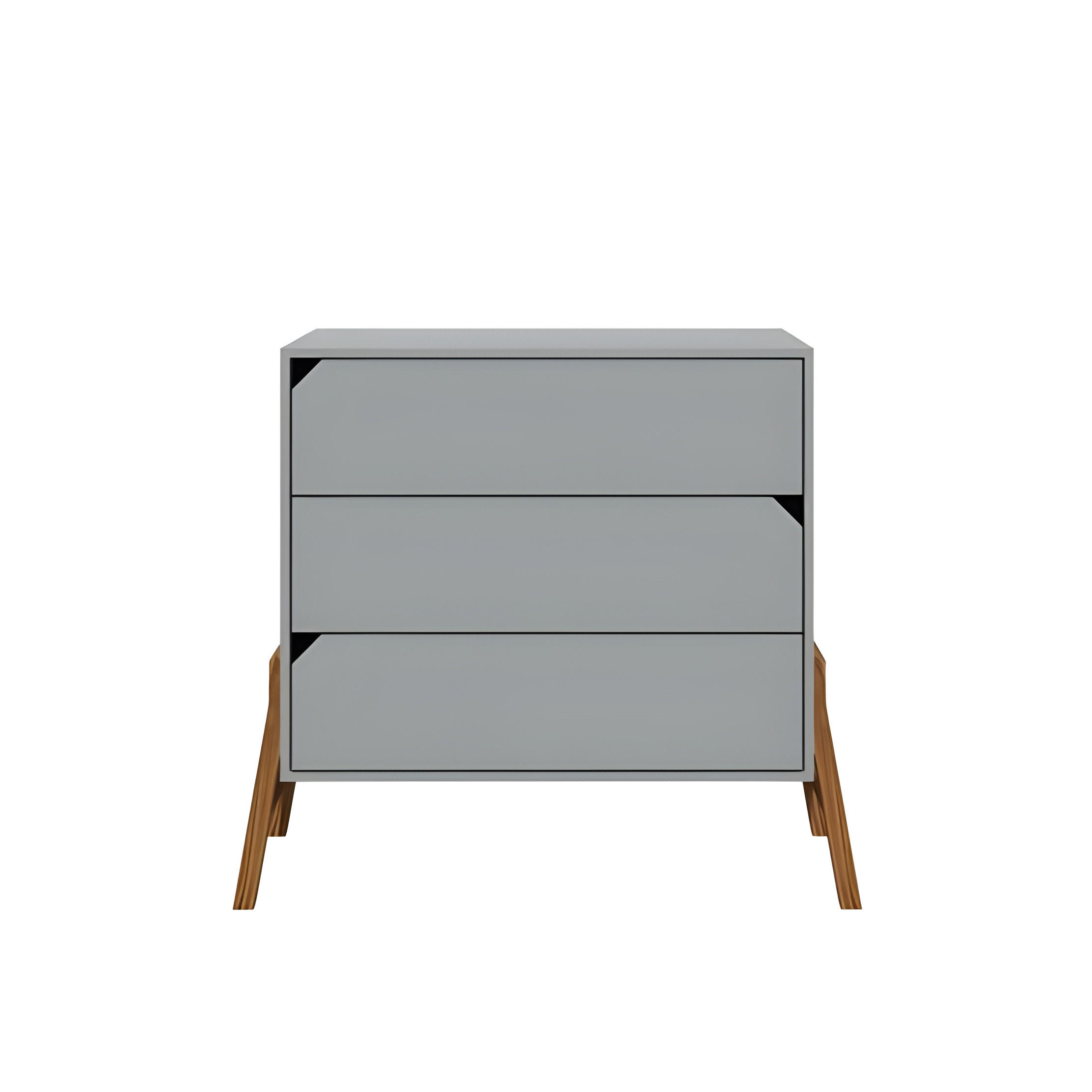 KINDERKOMMODE Lotta – rustikale Eleganz und Funktionalität Grau - Grau, Holzwerkstoff (107/93/50cm) - RAUMHIRSCH FURNITURE
