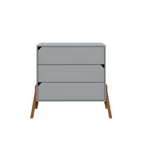 KINDERKOMMODE Lotta – rustikale Eleganz und Funktionalität Grau - Grau, Holzwerkstoff (107/93/50cm) - RAUMHIRSCH FURNITURE