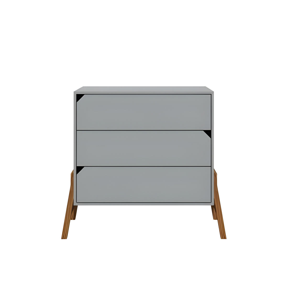 KINDERKOMMODE Lotta – rustikale Eleganz und Funktionalität Grau - Grau, Holzwerkstoff (107/93/50cm) - RAUMHIRSCH FURNITURE