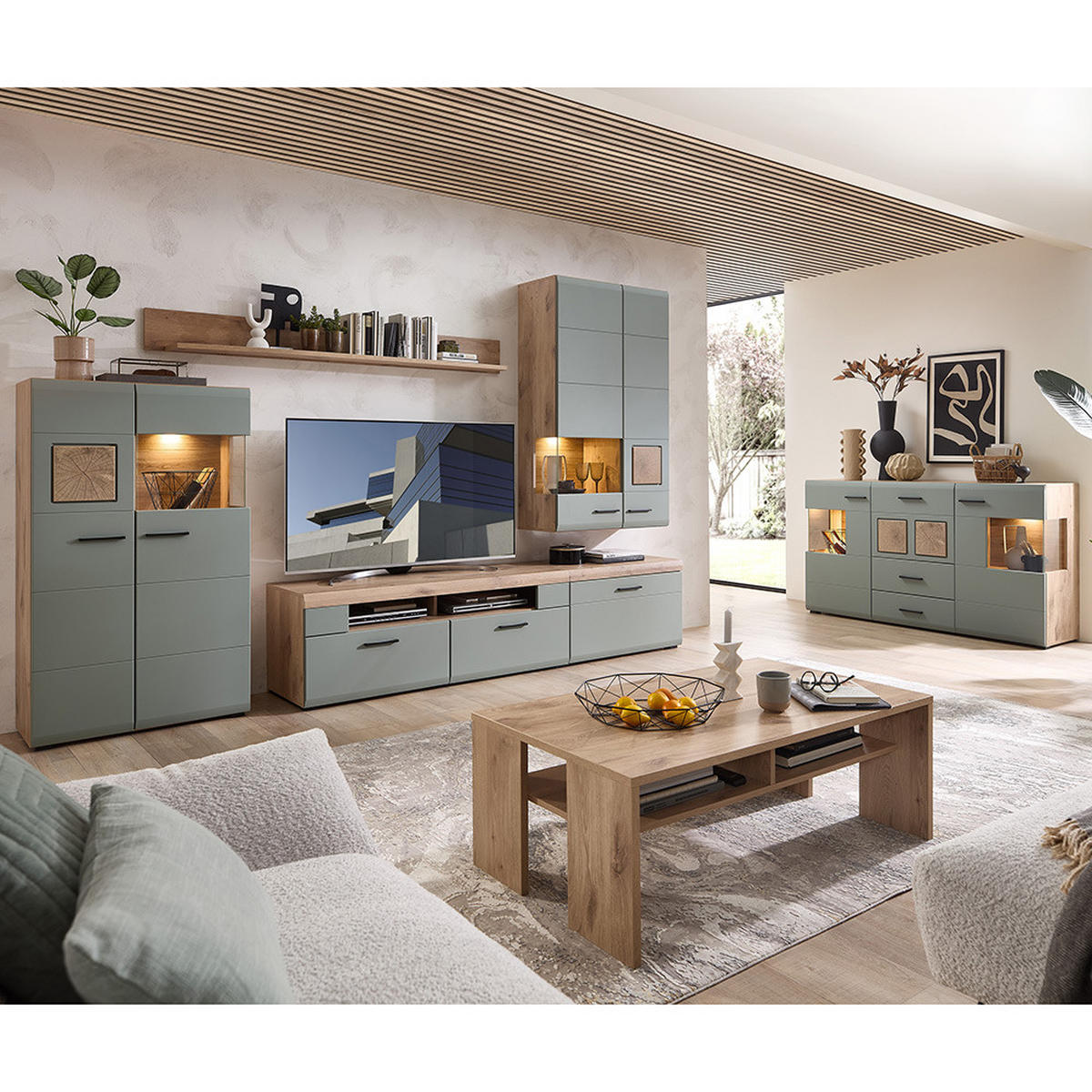 SIDEBOARD Faro-36 - Braun, Holzwerkstoff (170/94/42cm) - Lomado