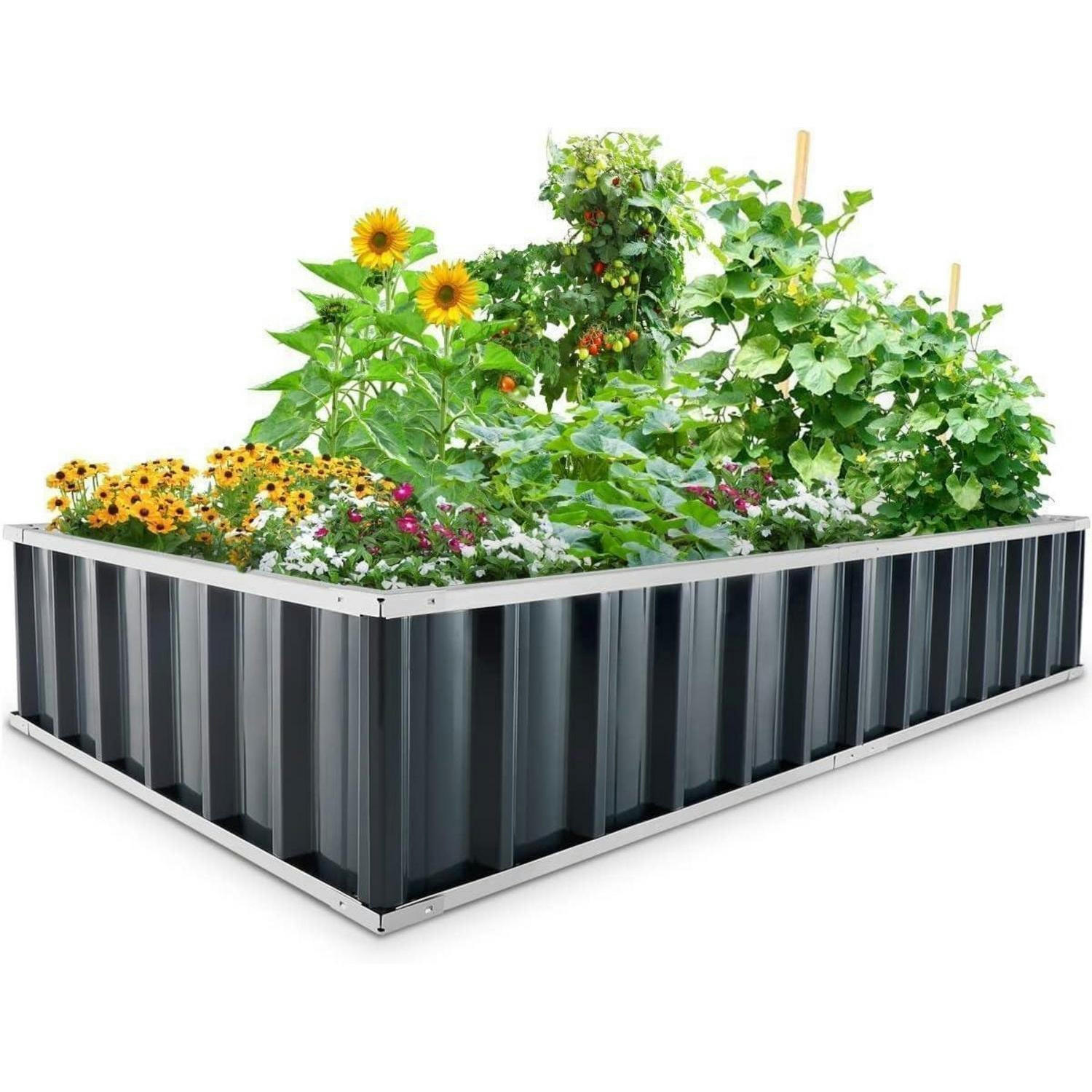 XXXLutz Hochbeet Grau 91.4x30.5x172.7 cm