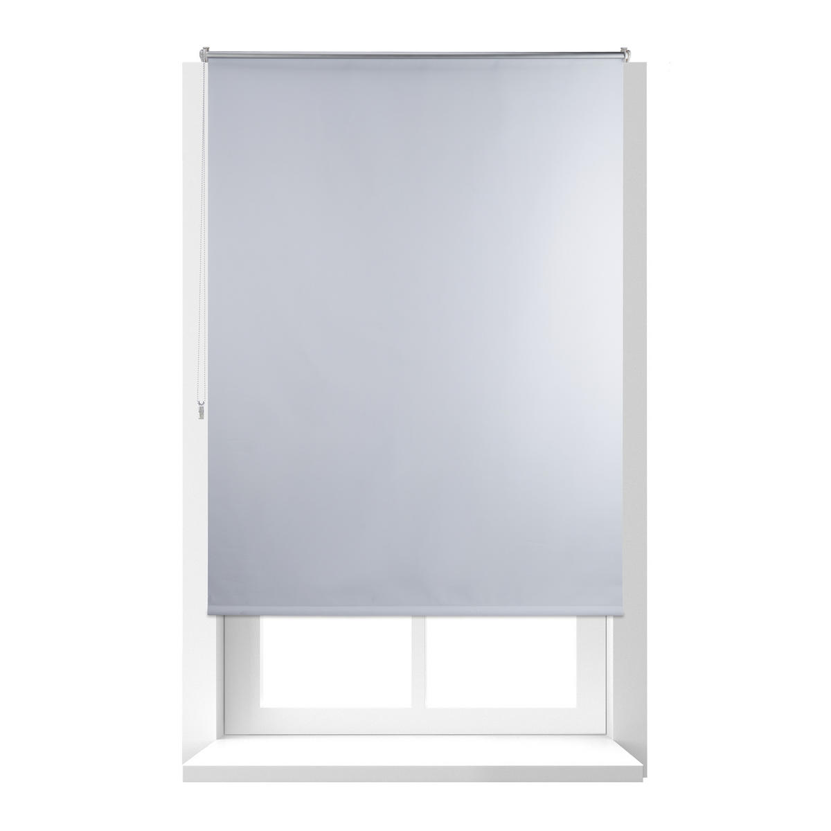 VERDUNKLUNGSROLLO - Weiß, Kunststoff/Textil (120/160/3.5cm) - Relaxdays