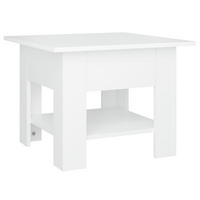 COUCHTISCH Weiß 55x55x42 cm Holzwerkstoff - Weiß, Holzwerkstoff (55/55/42cm) - furnicato