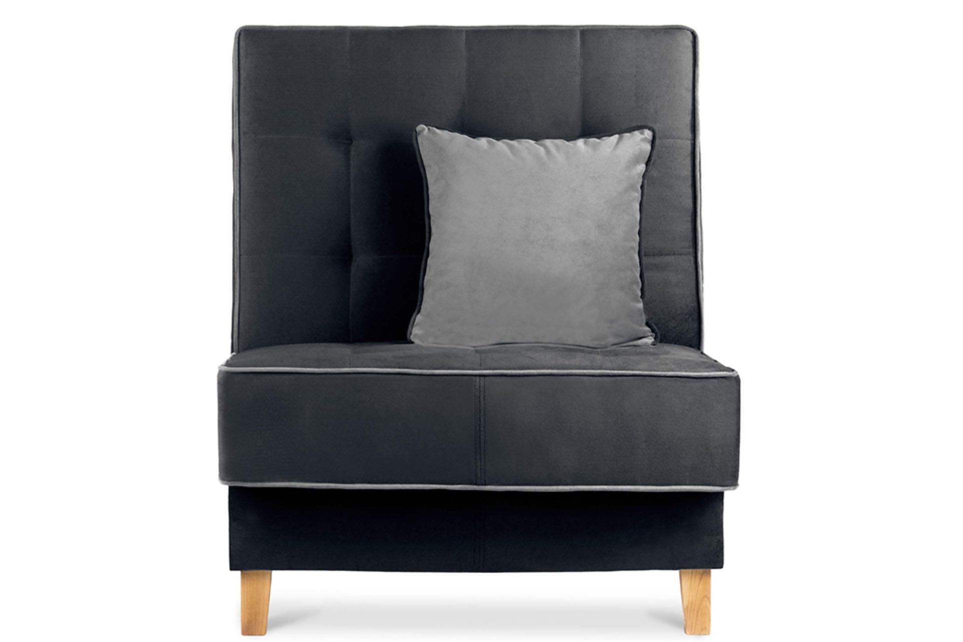 Konsimo® Klappsessel Schwarz 80x94x93 cm