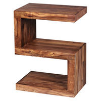 BEISTELLTISCH NOLA S-Design Sheesham - Sheeshamfarben, Holz (44/30/60cm) - tinkaro