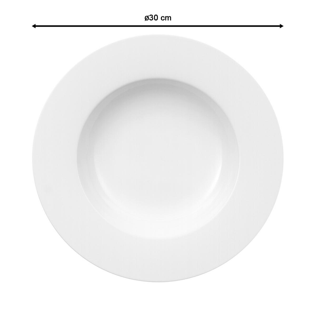 PASTATELLER Royal weiß ø 30.0 cm 6er Set - Weiß, Keramik (30cm) - Villeroy & Boch