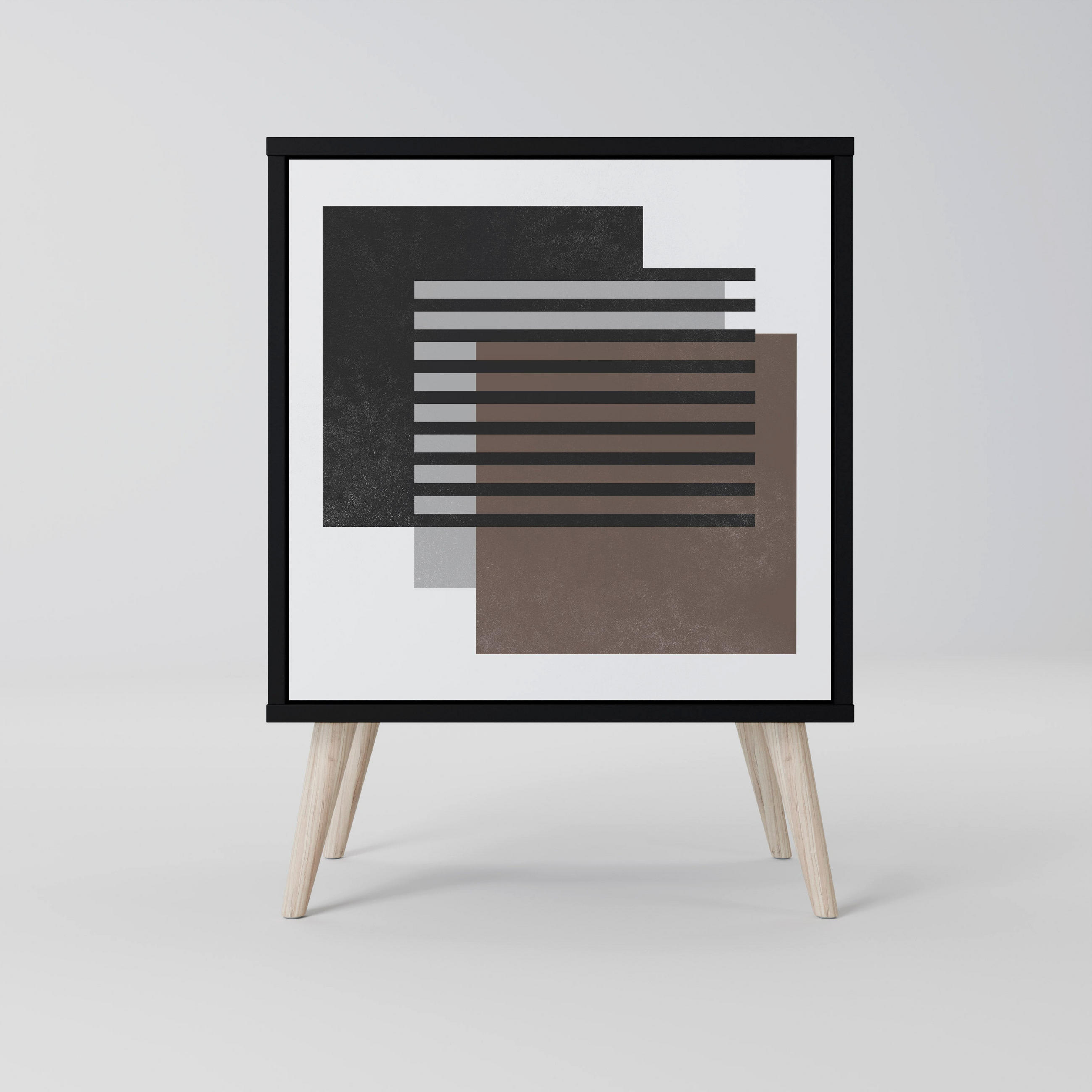 SpaceRebels Sideboard Schwarz 57.5x77.5x42 cm