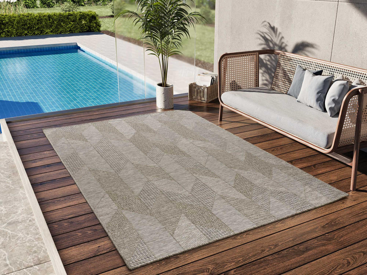OUTDOORTEPPICH Natural colouRot Oria 126/190 cm - Naturfarben, Textil (126/190cm) - Atticgo