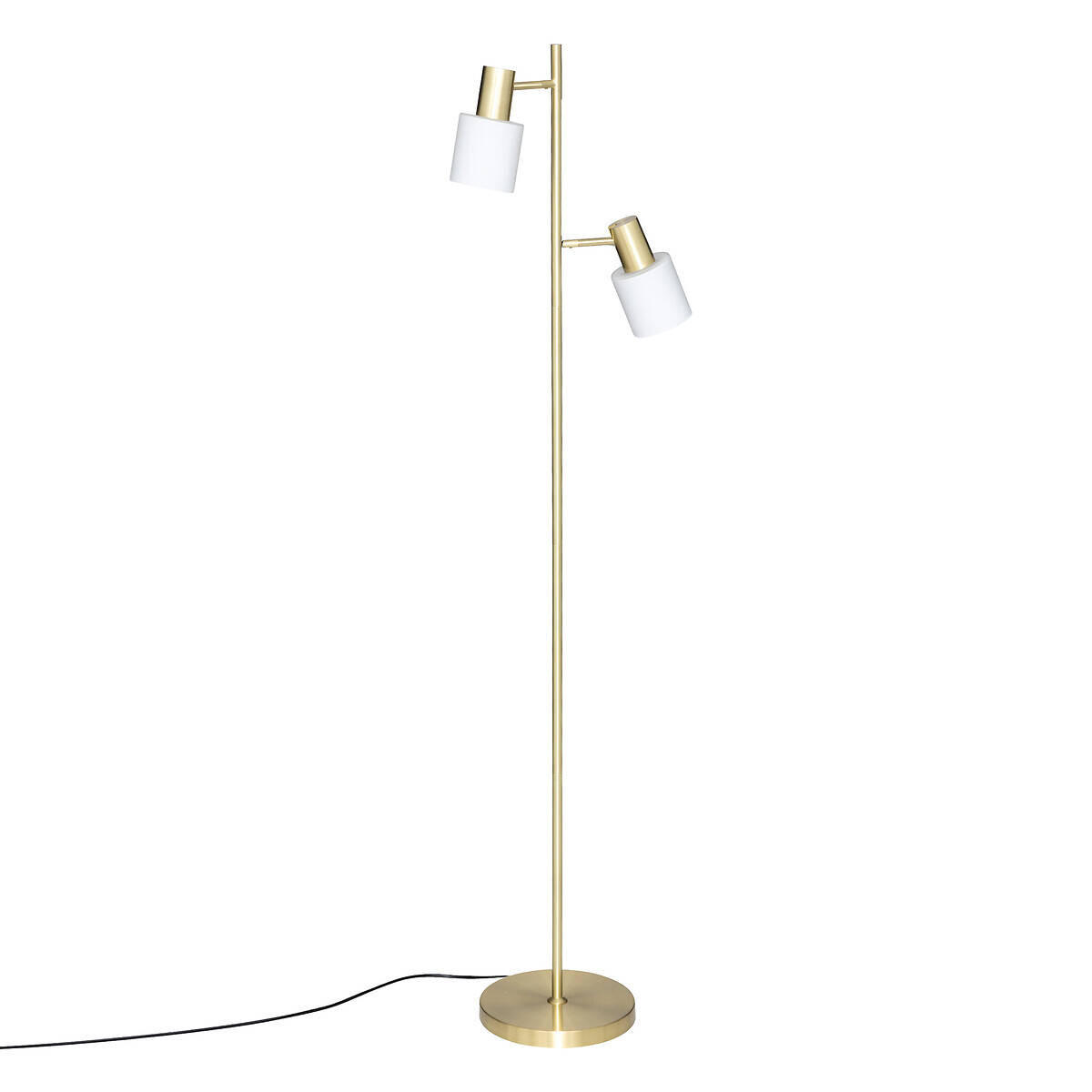 STEHLEUCHTE Tais 143 cm - Goldfarben, Metall (28.5/23/143cm) - Atmosphera Createur d´interieur