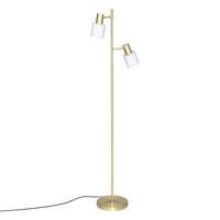 STEHLEUCHTE Tais 143 cm - Goldfarben, Metall (28.5/23/143cm) - Atmosphera Createur d´interieur