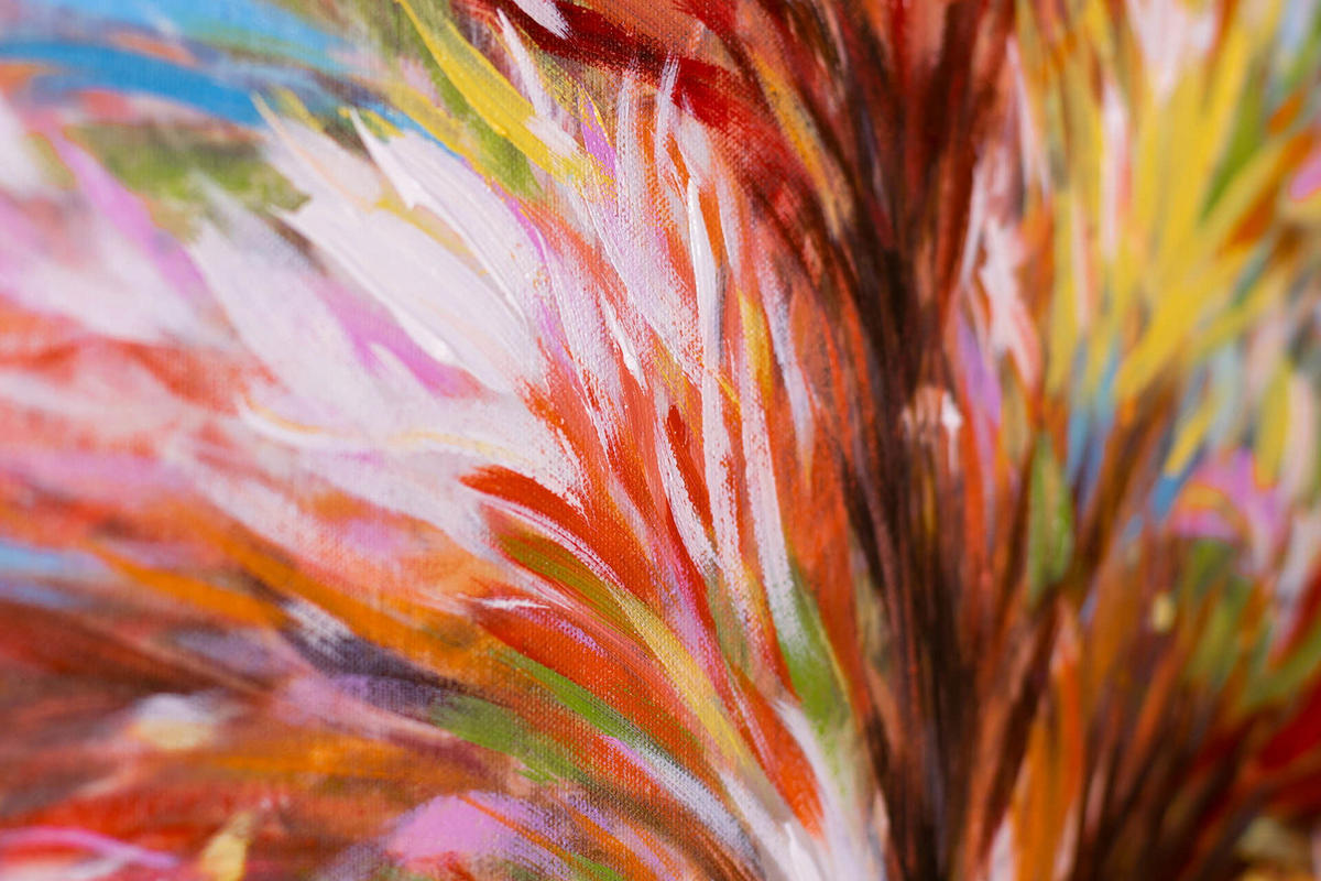 ACRYLBILD HANDGEMALT 120/60 cm - Multicolor, Holz/Textil (120/60cm) - KUNSTLOFT