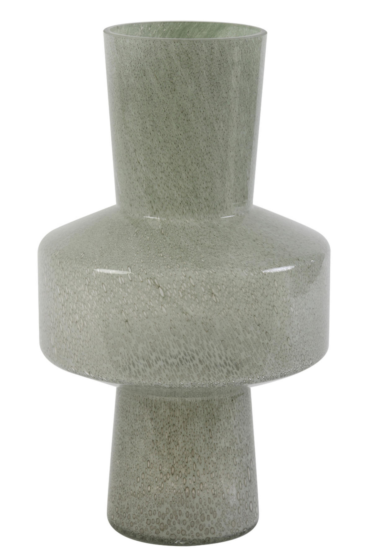 VASE Trasmo Grau Ø23,5/42 cm - Grau, Glas (23.5/42cm) - Light & Living