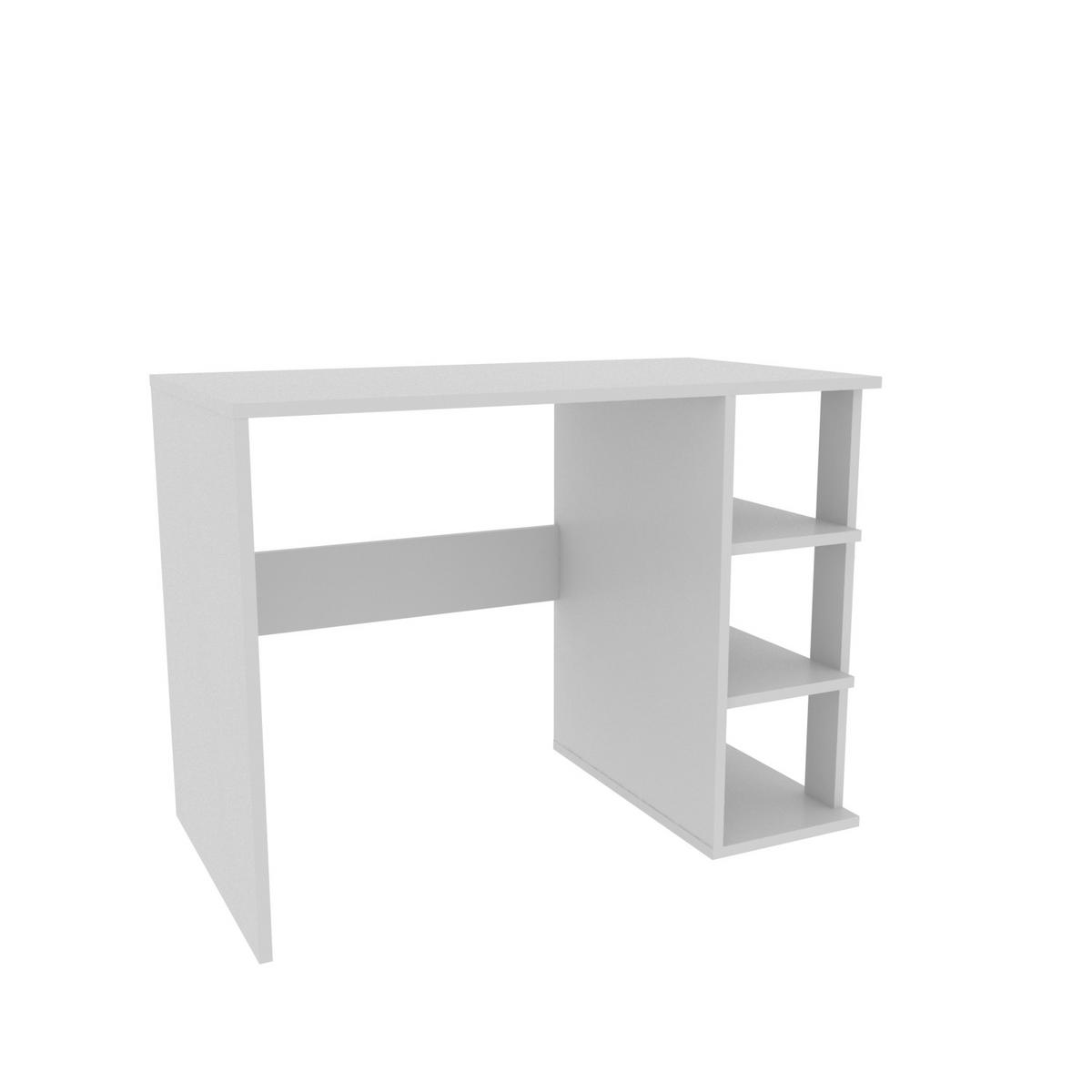 COMPUTERTISCH Polina Weiß - Weiß, Holzwerkstoff (60/115/12cm) - Decorotika