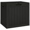 GARTENBOX Schwarz 55,5x43x53 cm Polypropylen - Schwarz, Kunststoff (43/53/55.5cm) - furnicato