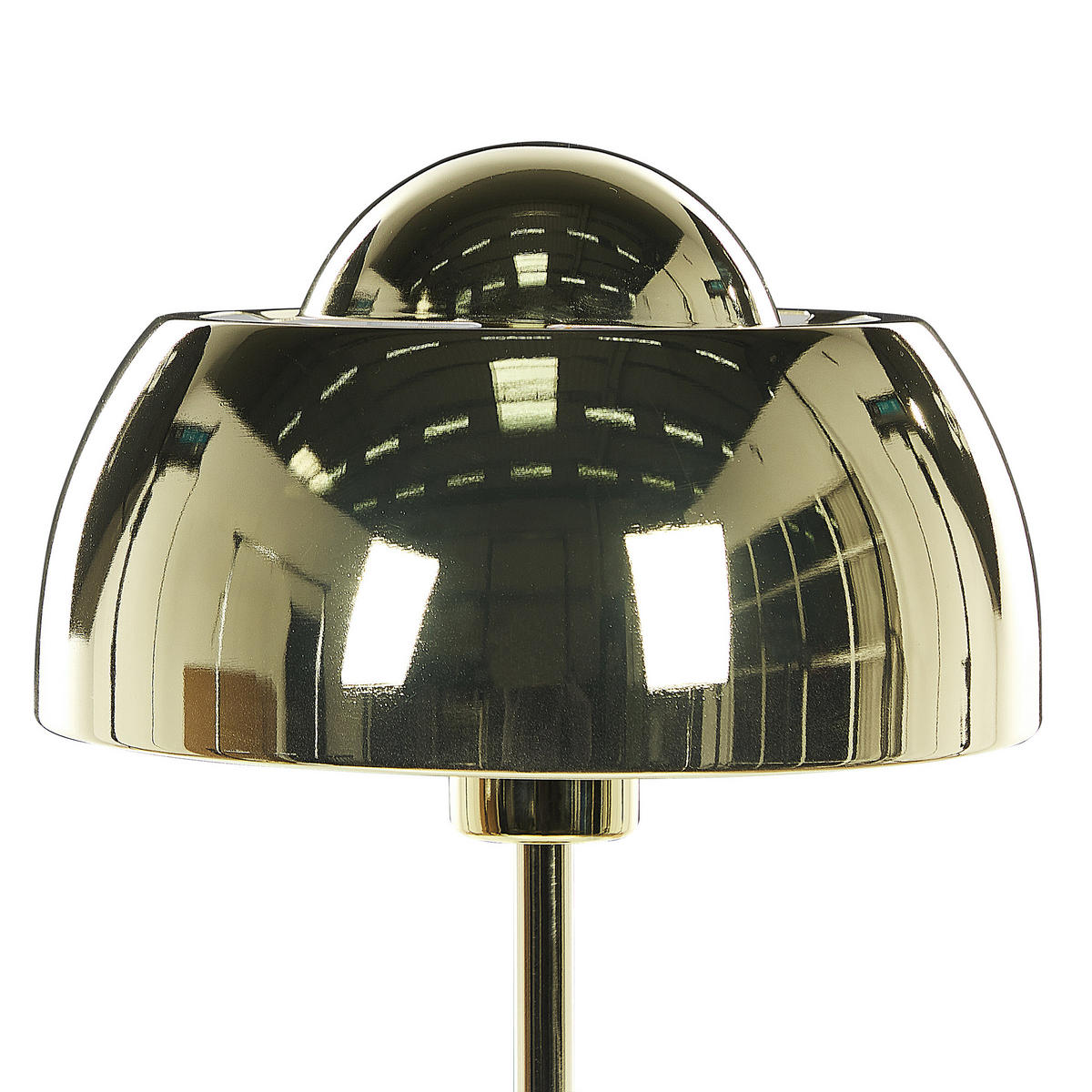 TISCHLAMPE Senette 24/24/44 cm - Goldfarben, Metall (24/24/44cm) - Beliani
