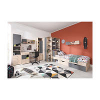 SCHLAFZIMMER Set 7-tlg. – DELTA System – Artisan Eiche / Anthrazit - Eichefarben, Holzwerkstoff (135/190/135cm) - hi-markt