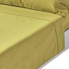 BETTLAKEN ohne Gummizug, Ägyptische Baumwolle, Fadendichte 1000 - Olivgrün, Textil (240/300cm) - Homescapes