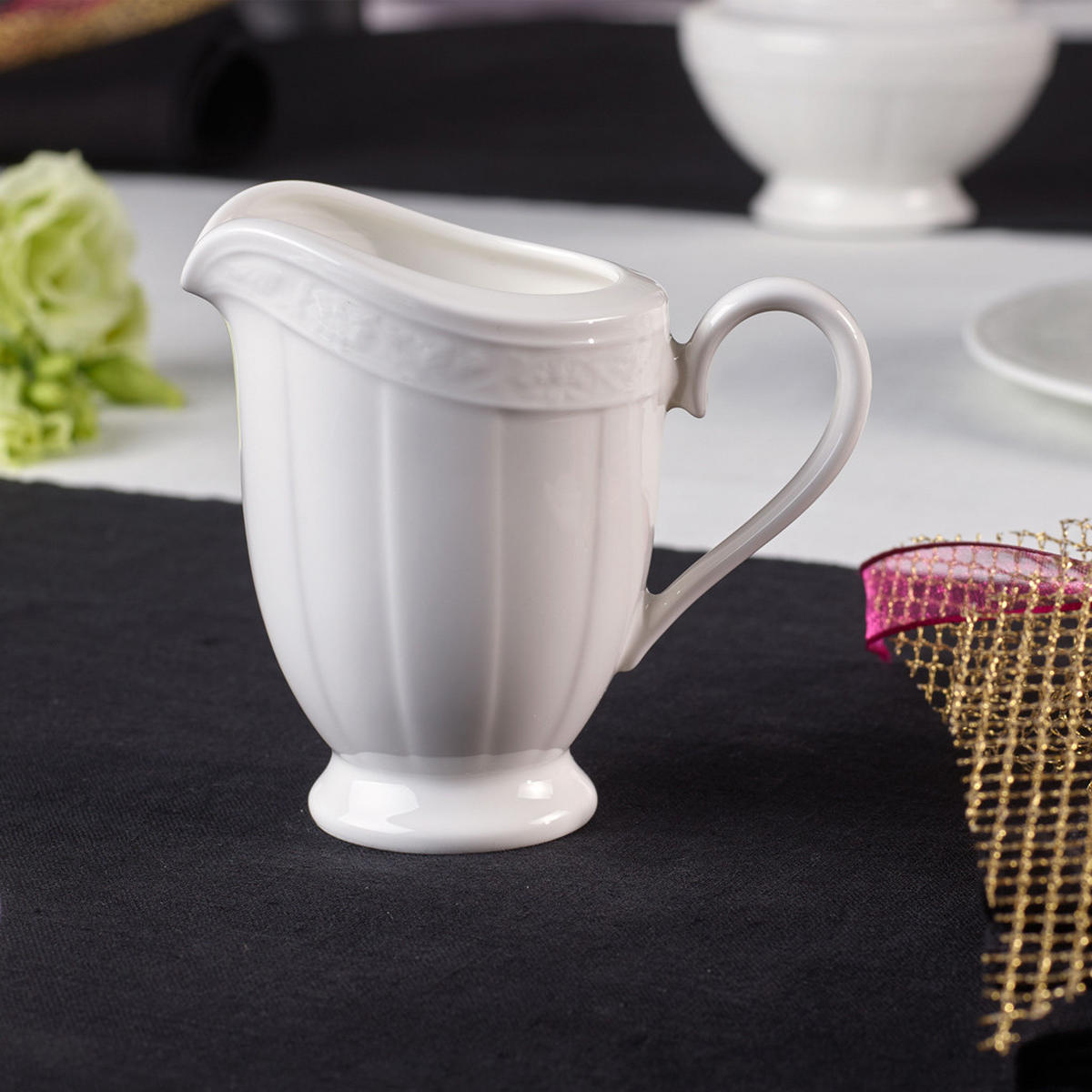 MILCHKÄNNCHEN White Pearl weiß 160 ml - Weiß, Keramik (0.16L) - Villeroy & Boch
