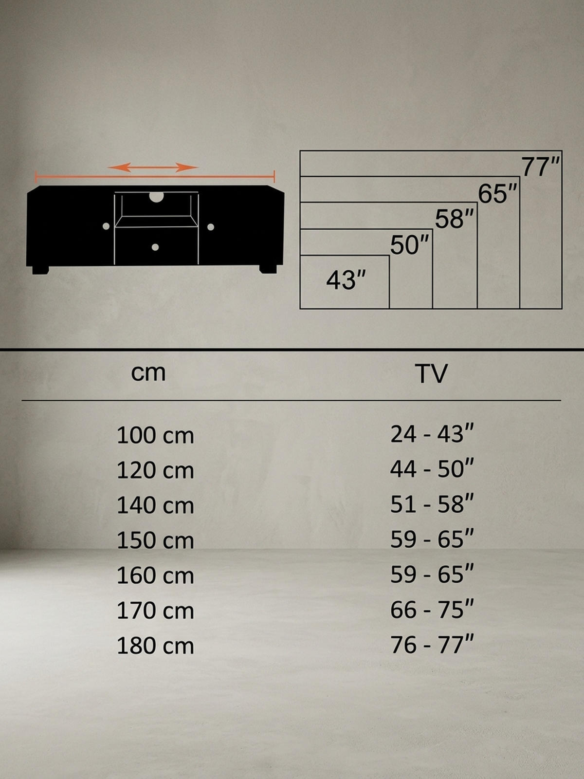 LOWBOARD Mango Massivholz Metall Industrial Stil für Fernseher bis 55 Zoll - Schwarz/Braun, Holz/Metall (147/50/38cm) - KADIMA DESIGN