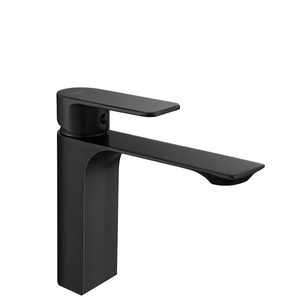 WASCHBECKENARMATUR Rea Urban Black Low - Schwarz, Metall (4.5/15/16cm) - REA