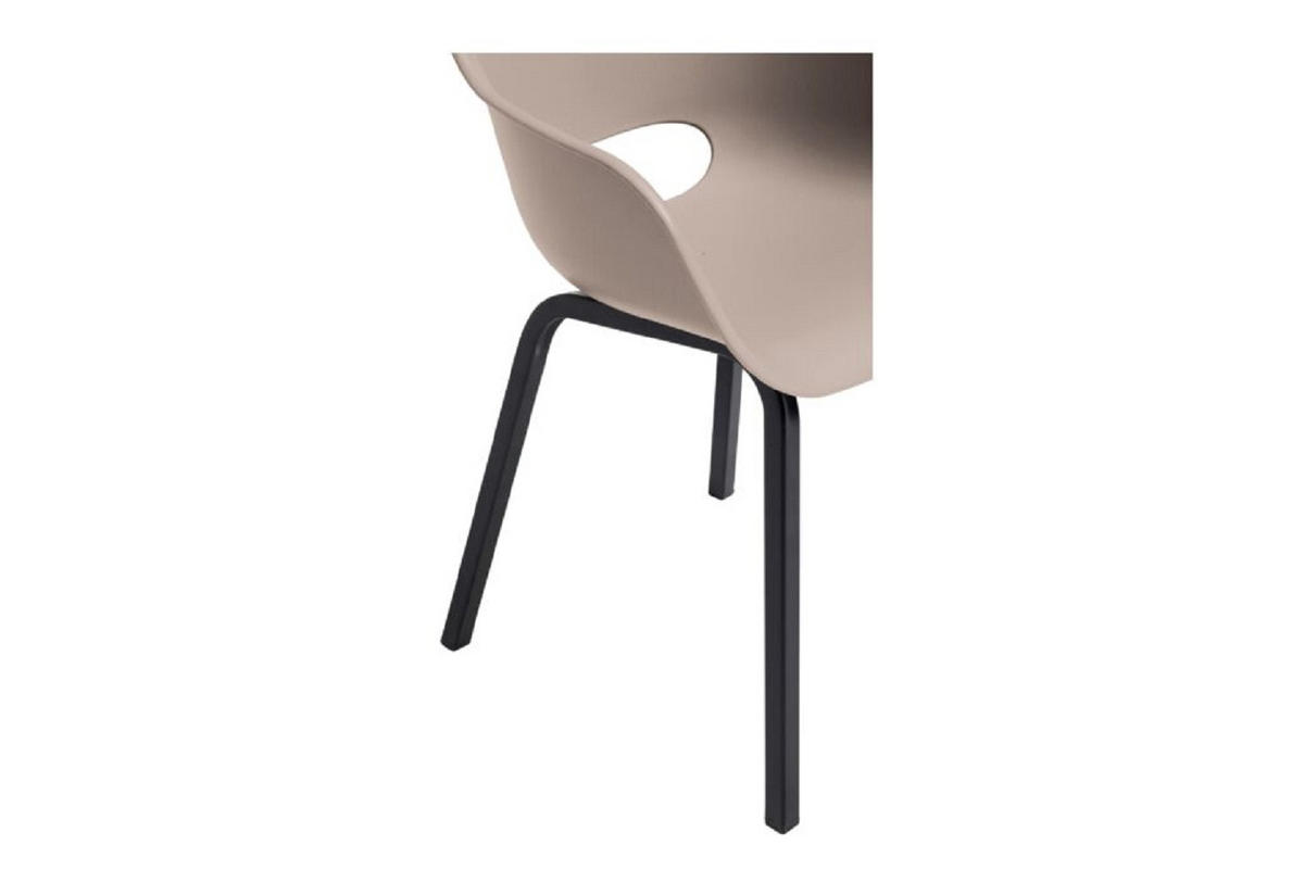 GARTENSTUHL Noa 2er-Set - Beige, Kunststoff (57/55cm) - Keter