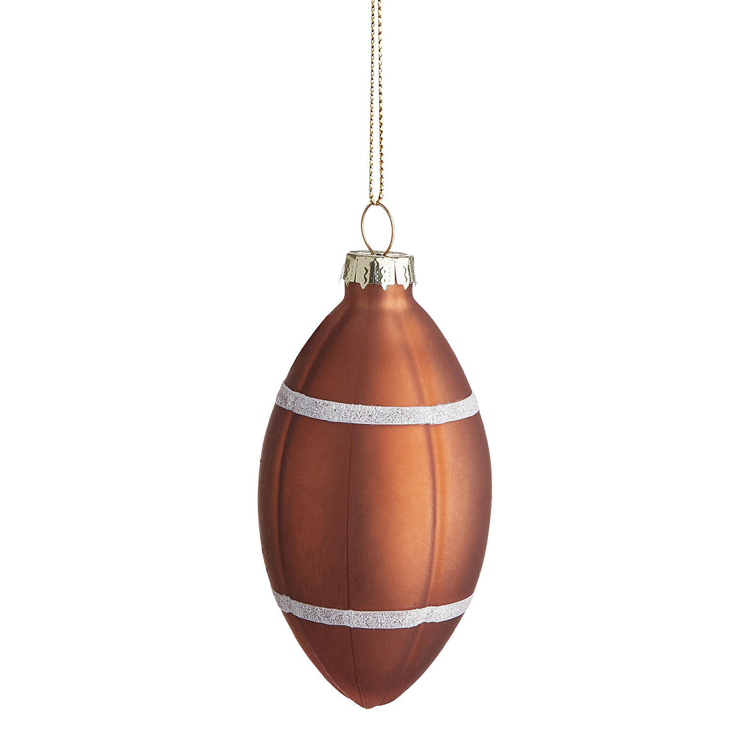 BAUMANHÄNGER Hang On Football - Braun, Glas (9/0.5/4cm) - Butlers