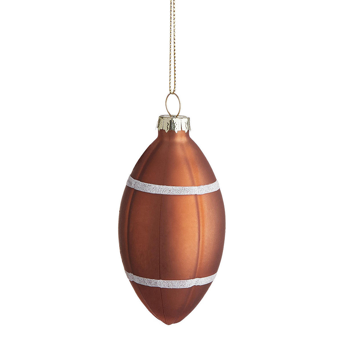 BAUMANHÄNGER Hang On Football - Braun, Glas (9/0.5/4cm) - Butlers
