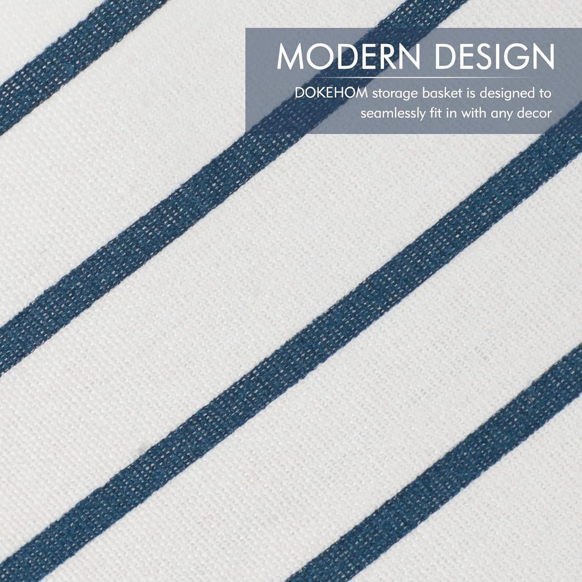 WÄSCHEKORB 45 cm mit Tunnelzug - Blau, Textil (35/45/35cm)