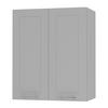 KÜCHENHÄNGESCHRANK Kvantum W3/60 Dust Grey Matt / Grau Matt 60 / 32,5 / 72cm - Grau, Holz/Holzwerkstoff (60/72/32.5cm) - Feldmann-Wohnen