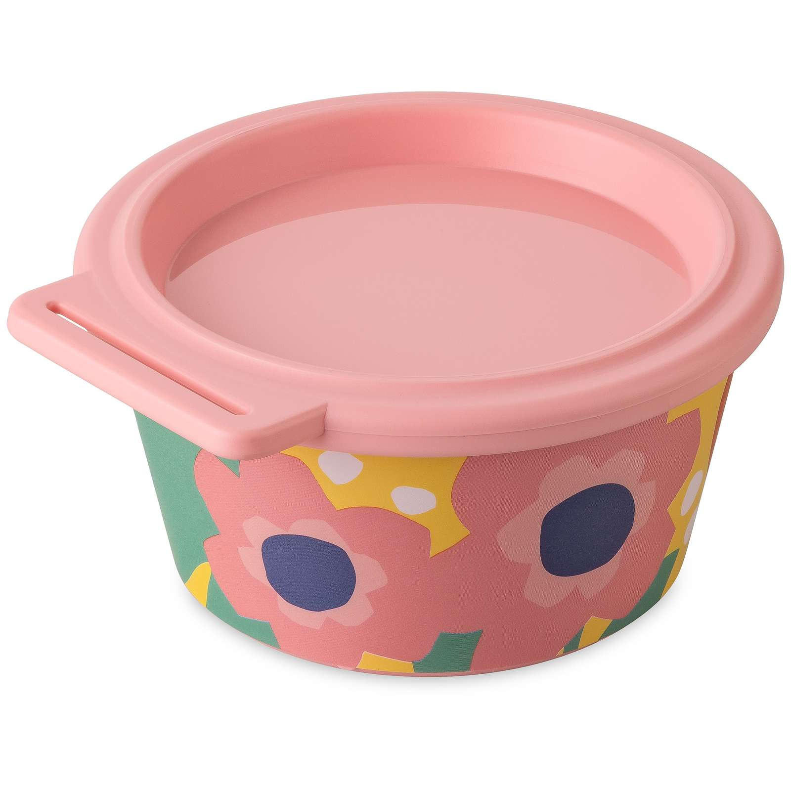 SCHÜSSEL Nora S 250 ml mit Deckel - Rosa, Kunststoff (250cm)