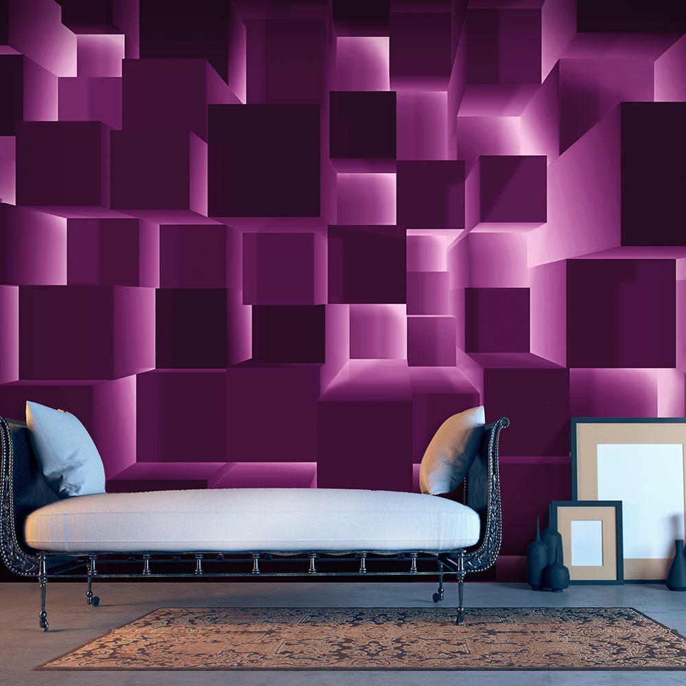 SELBSTKLEBENDE FOTOTAPETE Lila 98/70 cm - Lila, Kunststoff/Textil (98/1cm) - KUNSTLOFT