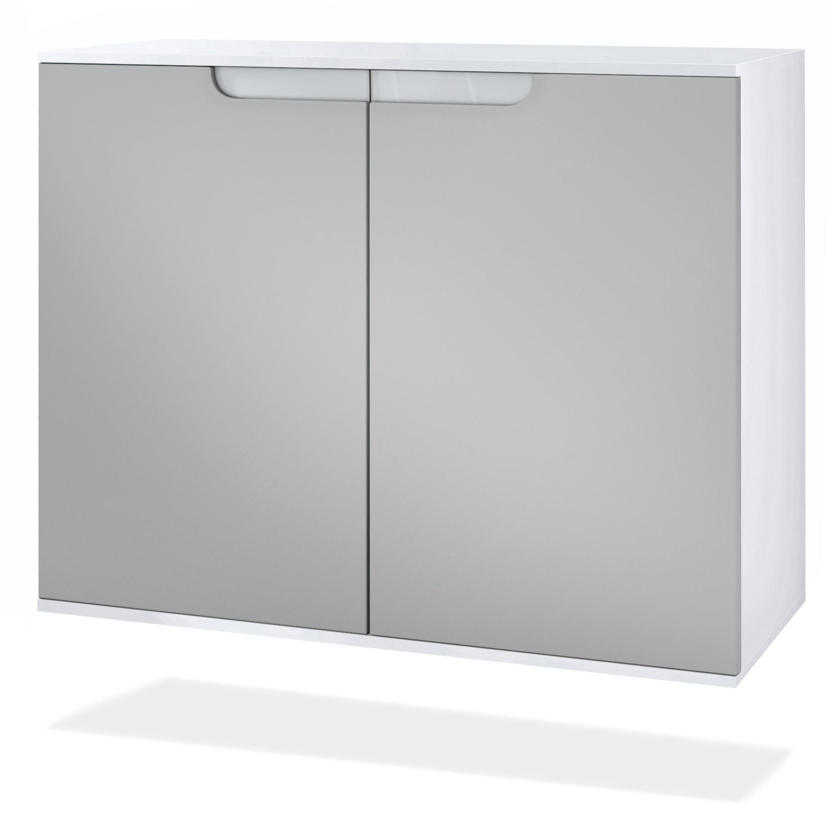 KOMMODE Sylt Hellgrau Seidenmatt - Greige, Holzwerkstoff (92.5/73.5/35cm) - Vladon