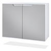 KOMMODE Sylt Hellgrau Seidenmatt - Greige, Holzwerkstoff (92.5/73.5/35cm) - Vladon