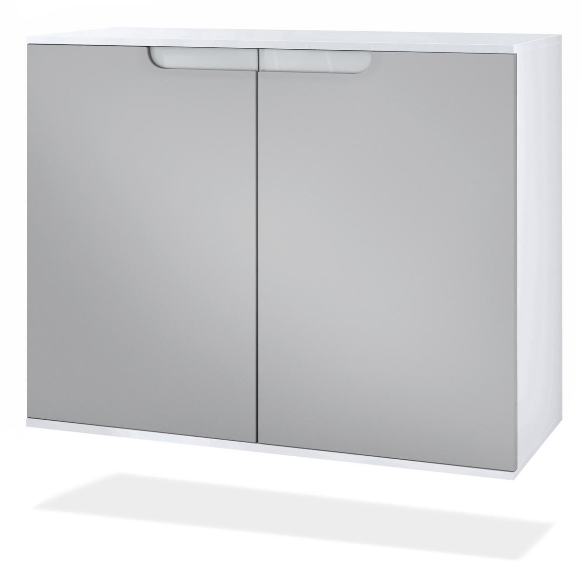 KOMMODE Sylt Hellgrau Seidenmatt - Greige, Holzwerkstoff (92.5/73.5/35cm) - Vladon