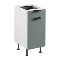 UNTERSCHRANK D40S1 P/L – Sorento Weiß Grün – Weiß / Grün - Weiß/Grün, Holzwerkstoff (40/87/52cm) - ROYAL24_MARKT
