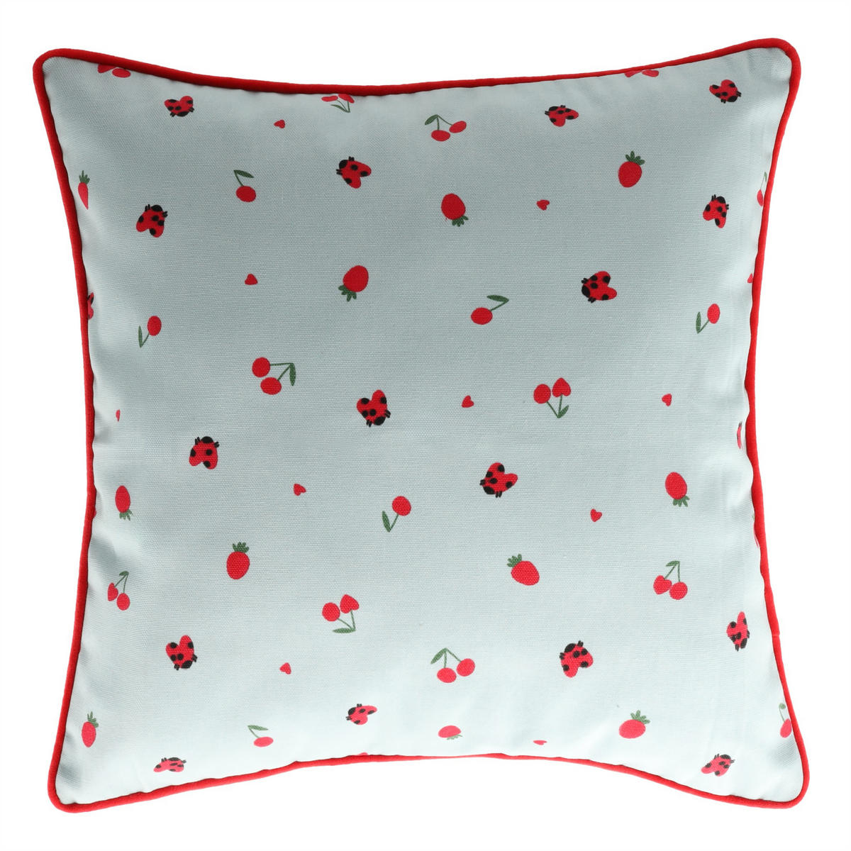 KISSENBEZUG Frutillo - Blau, Textil (45/45cm) - home&you