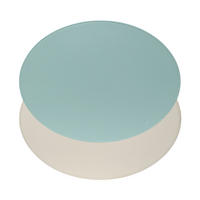 PLATZSET, Oval, Mint/Elfenbein 45 x 34cm - Mintgrün, Textil (45/35/0.5cm) - Freeform