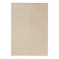 TEPPICH Leo Cream 120x170 cm - Creme, Kunststoff (120/170cm) - benuta