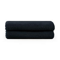HANDTUCH 2er-Set, 2x Handtuch 50/100 cm, Dunkelblau - Dunkelblau, Textil (50/100cm) - Blumtal