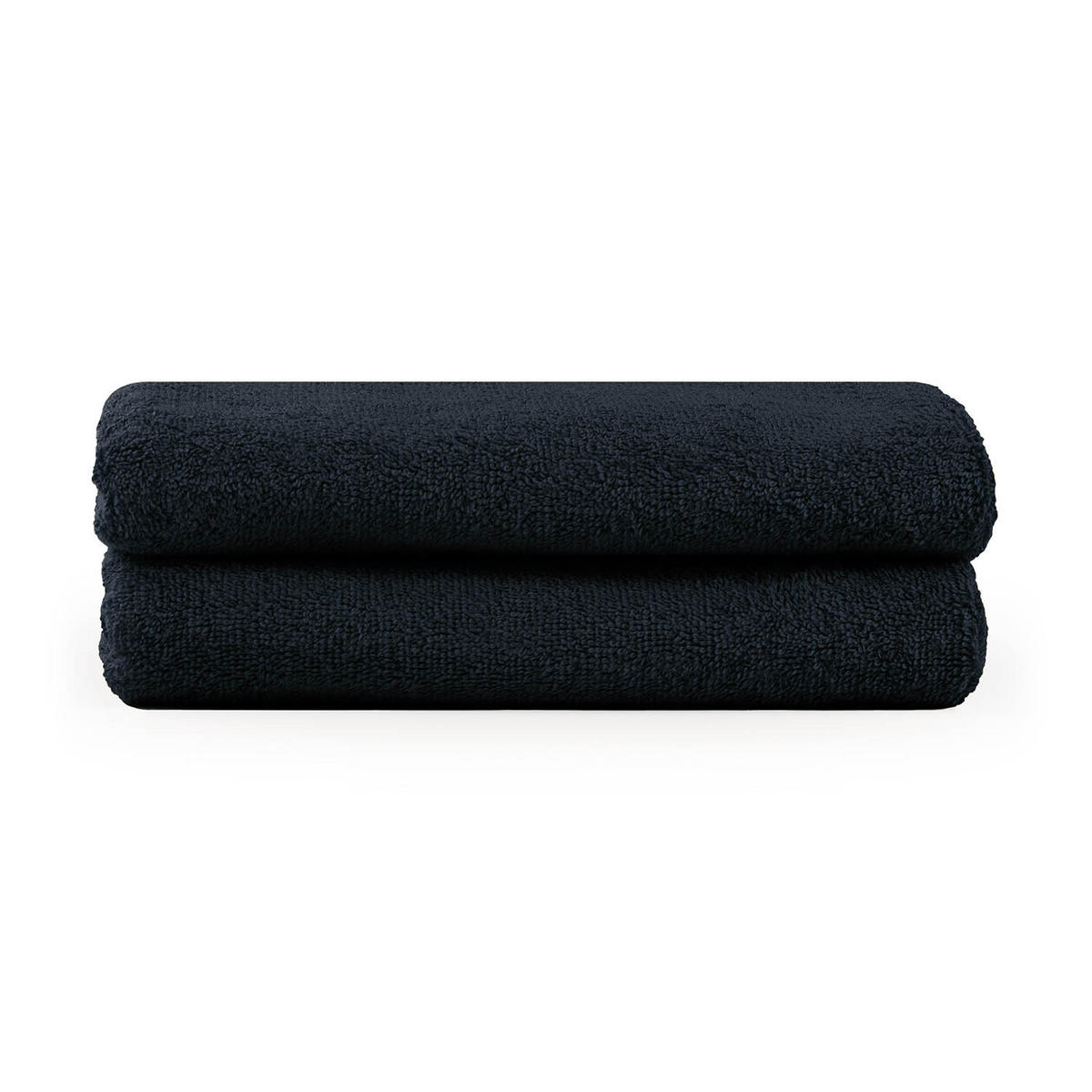 HANDTUCH 2er-Set, 2x Handtuch 50/100 cm, Dunkelblau - Dunkelblau, Textil (50/100cm) - Blumtal