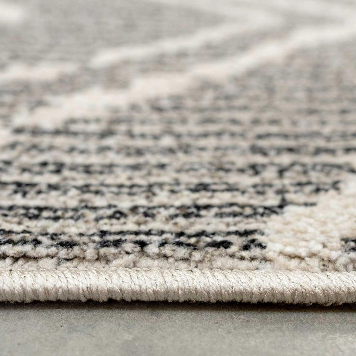 VINTAGE-TEPPICH Medini Neva Grau - Grau, Textil (201/290cm) - Kukoon Rugs