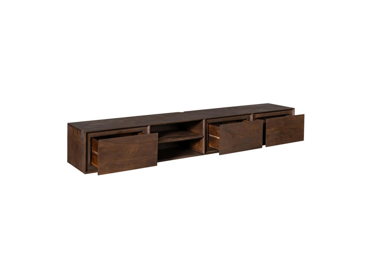 LOWBOARD Amoria Mangoholz 200 cm / 35 cm Braun - Braun, Holz (200/30/35cm) - Villa Möbel