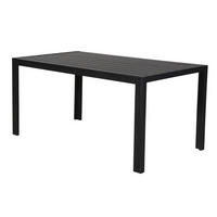 GARTENTISCH Schwarz - Schwarz, Holzwerkstoff (90/150/75cm) - ebuy24