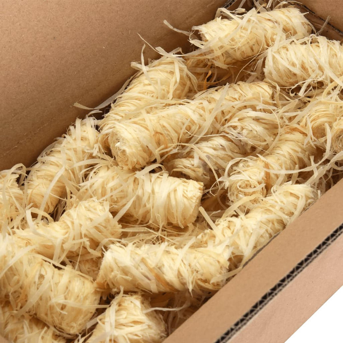 FEUERANZÜNDER Bio-Anzünder 30 Kg - Naturfarben, Naturmaterialen (50/58.5cm) - vidaXL