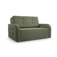 SCHLAFSOFA Porto 120 - Olive (BRAGI 77) - Grün, Holz (141/90/100cm) - Möblo
